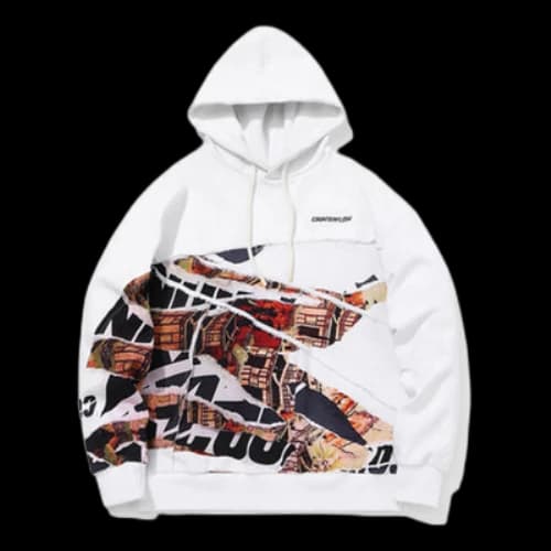 Li-Ning CF Series x Dunhuang Museum Crossover Pullover Couple Style 'White'