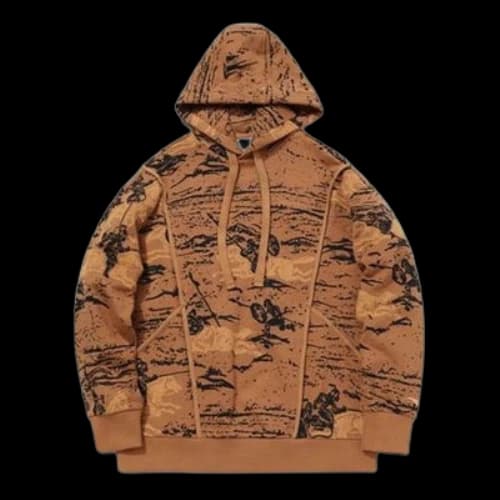 Li-Ning x CF Dunhuang Museum Crossover Athleisure Hoodie 'Brown Black'