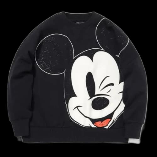 Li-Ning x Disney Crossover Loose Pullover 'Black White' (Women's)