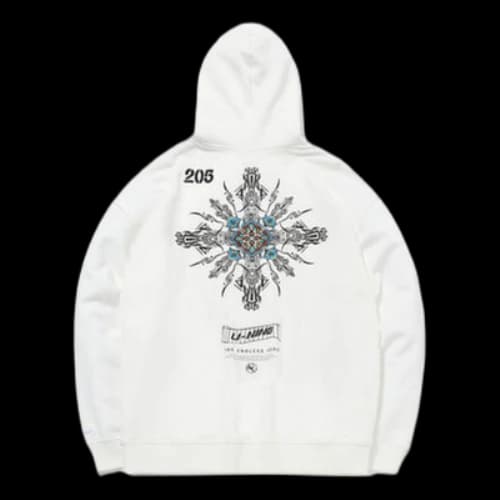 Li-Ning CF Series x Dunhuang Museum Crossover Casual Sports Pullover Hoodie 'White'