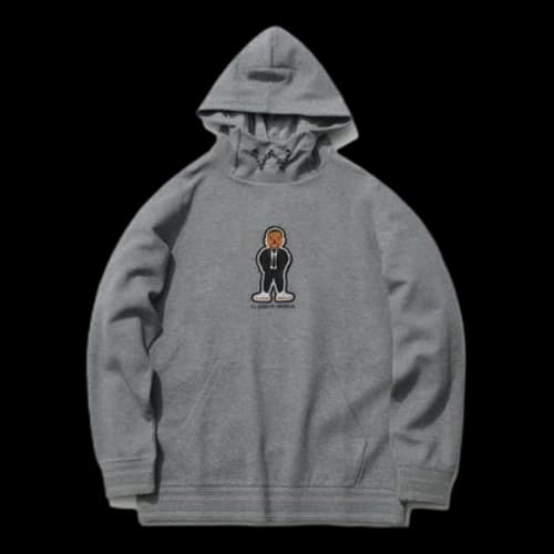 Li-Ning Wade Cartoon Graphic Hoodie 'Grey'