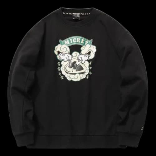 Li-Ning x Disney Crossover Printing Pullover 'Black White'