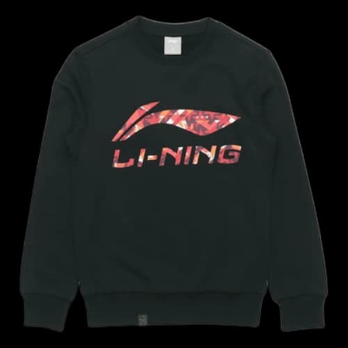Li-Ning Big Logo Sweatshirt 'Black Multi'