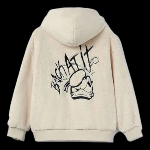 Li-Ning x Disney Crossover Sports Living Series Cartoon Hoodie 'Cream White' (Women's)