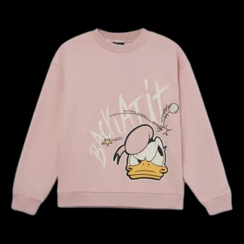 Li-Ning x Disney Crossover Cartoon Printing Pullover 'Rose Pink' (Women's)
