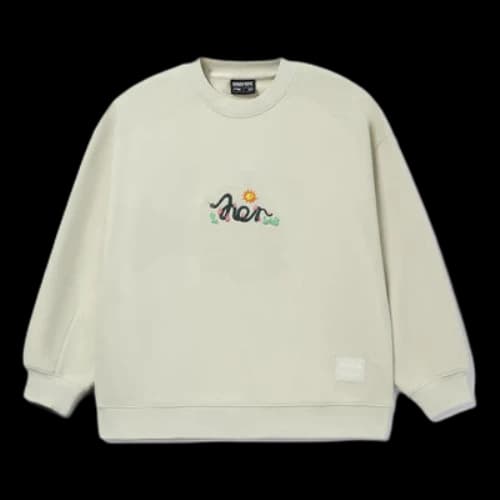 Li-Ning BadFive Embroidered Logo Sweatshirt 'Beige' (Women's)