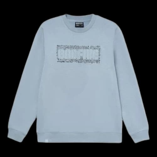 Li-Ning BadFive Logo Sweatshirt 'Light Blue'