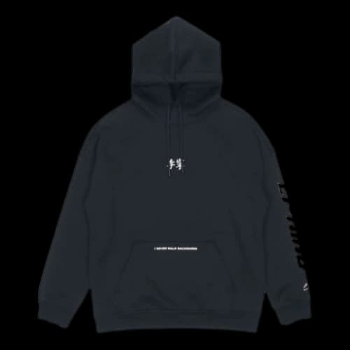 Li-Ning I Never Walk Backwards Graphic Hoodie 'Black'
