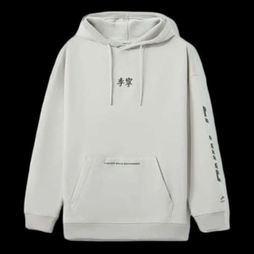 Li-Ning Sports Living Series Fleece Lined Stay Warm Loose Pullover Hoodie 'Grey'