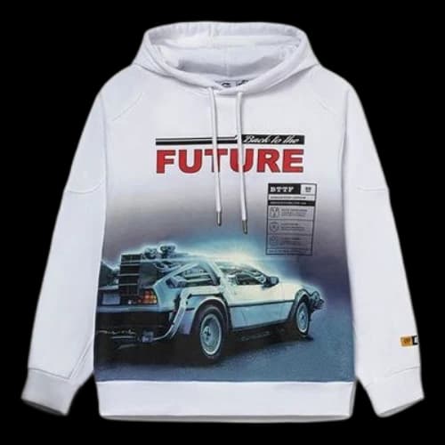 Li-Ning x Back To The Future Crossover Funny Printing Pullover Sports 'White'