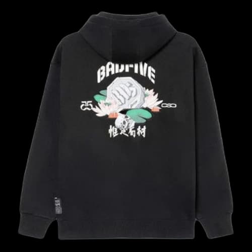 Li-Ning BadFive Graphic Fleece Hoodie 'Black'