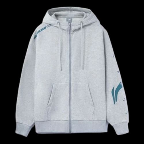 Li-Ning Graphic Hooded Jacket 'Grey'