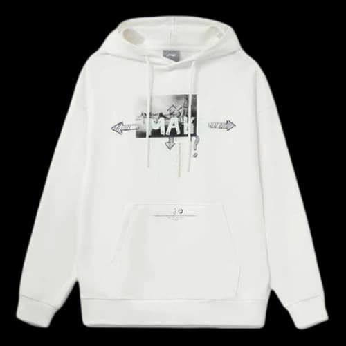 Li-Ning Counterflow Mars Graphic Hoodie 'Creamy White'