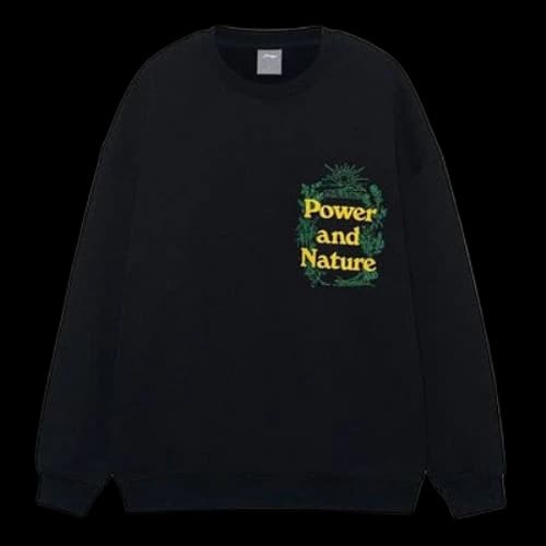 Li-Ning Outdoor Series Alphabet Printing Round Neck Pullover 'Black'