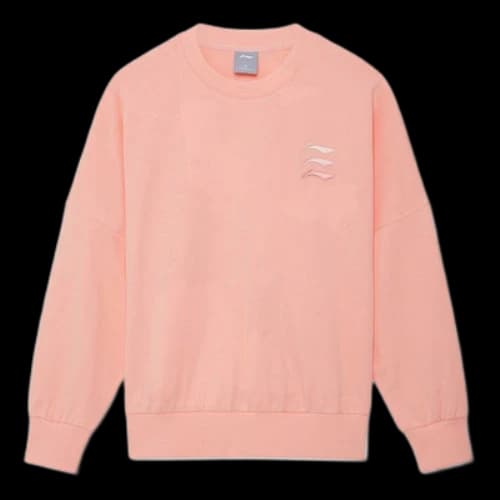 Li-Ning Triple Logo Sweatshirt 'Pink' (Women's)