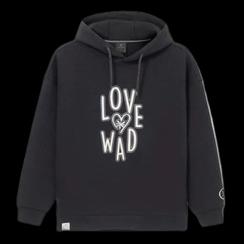 Li-Ning Wade Series Loose Pullover Hoodie 'Black White'