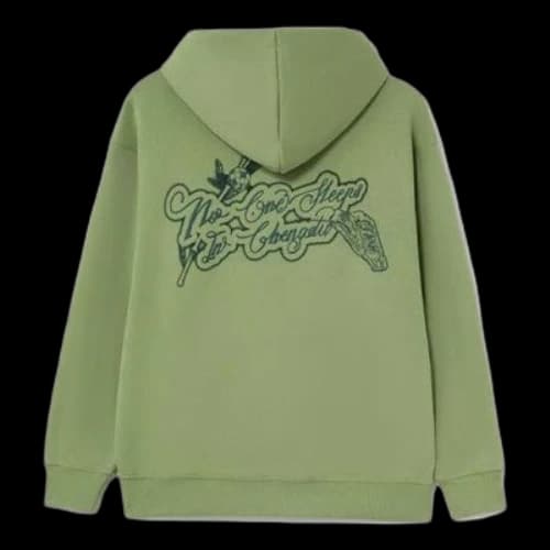 Li-Ning Bad Five Sports Basketball Series Printing Hoodie 'Green'