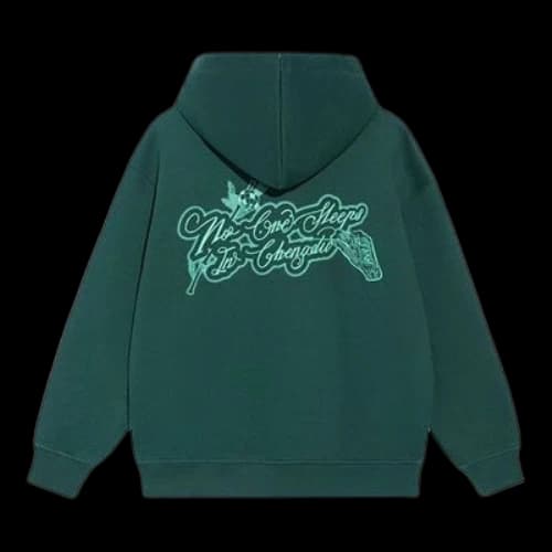 Li-Ning BADFIVE Sports Basketball Series Printing Hoodie 'Dark Green'