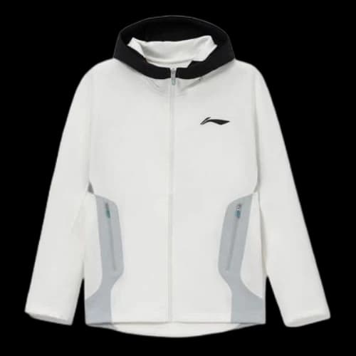 Li-Ning Professional Basketball Series Hooded Track Jacket 'Autumn White'