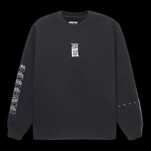 Li-Ning BADFIVE Sports Basketball Round Neck Pullover 'Black White'