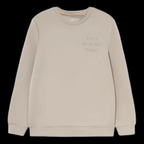 Li-Ning Wade Series Printing Solid Color Round Neck Pullover 'Brown'