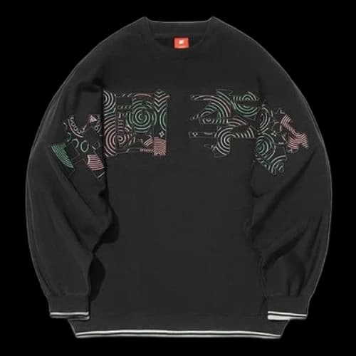Li-Ning Stylish Loose Round Neck Pullover 'Autumn Black'