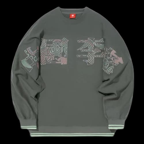Li-Ning Stylish Loose Round Neck Pullover 'Green'