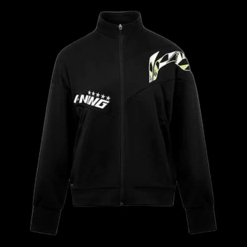 Li-Ning Badminton Series Logo Printing Jacket 'Black' (Women's)