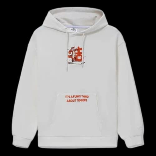 Li-Ning x Disney Crossover Series Alphabet Printing Hoodie 'White Orange'