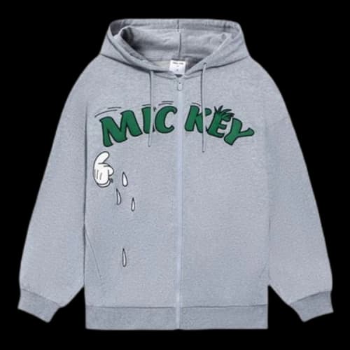 Li-Ning x Disney Crossover Alphabet Printing Jacket 'Grey Green' (Women's)