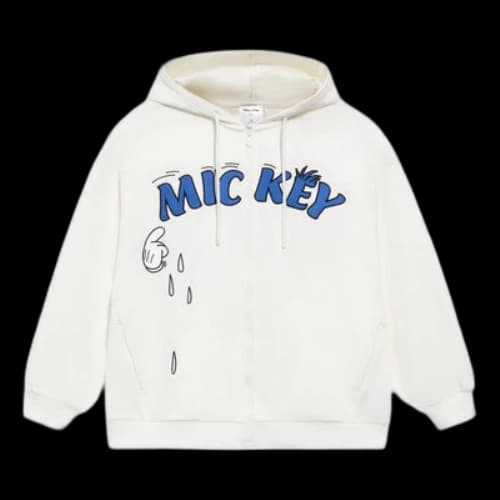 Li-Ning x Disney Crossover Alphabet Printing Hoodie 'White Blue' (Women's)