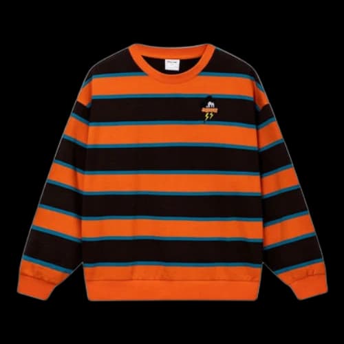 Li-Ning x Disney Graphic Striped Sweater 'Orange Black'
