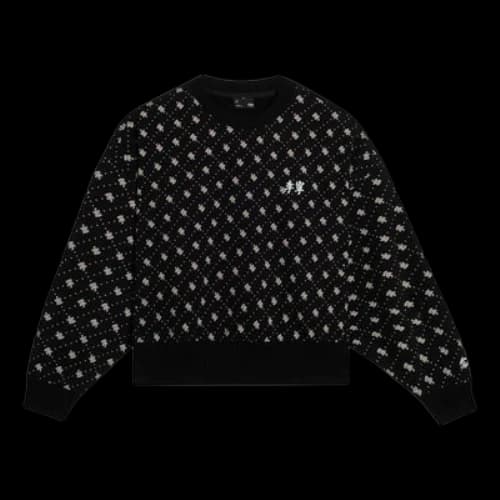 Li-Ning All-Over Print Sweatshirt 'Black' (Women's)