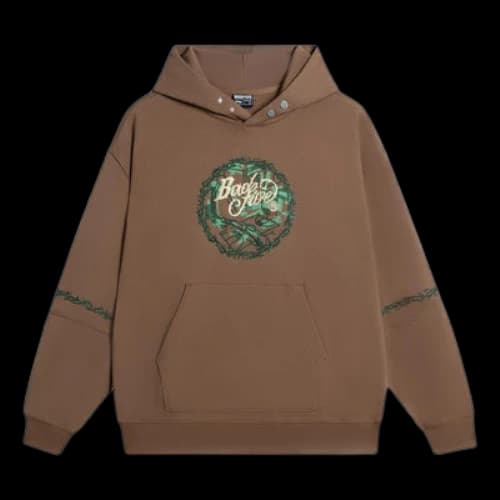 Li-Ning BadFive Graphic Hoodie 'Brown'