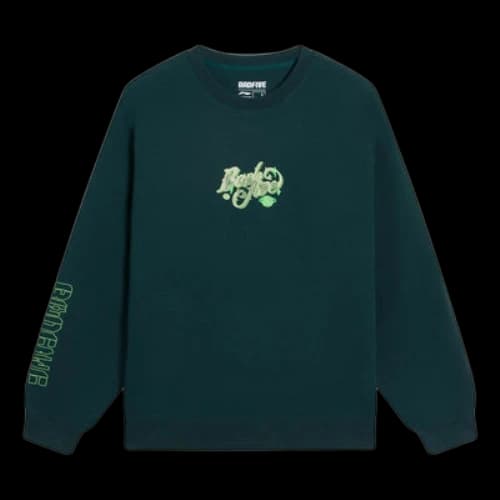 Li-Ning BadFive Graphic Sweatshirt 'Dark Green'