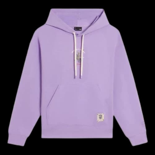 Li-Ning Floral Embroidered Logo Hoodie 'Purple' (Women's)