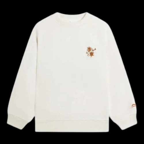 Li-Ning Embroidered Logo Sweatshirt 'Beige' (Women's)