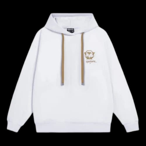 Li-Ning BadFive Butterfly Graphic Hoodie 'White' (Women's)