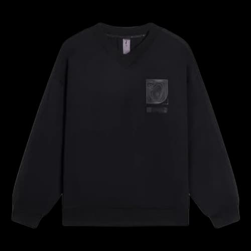 Li-Ning x Jackie Chan Kung Fu Graphic V Neck Sweatshirt 'Black'