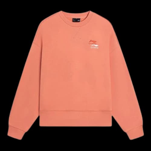 Li-Ning Embroidered Logo Sweatshirt 'Orange' (Women's)