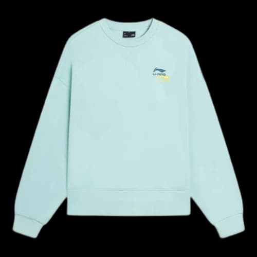 Li-Ning Embroidered Logo Sweatshirt 'Mint Green' (Women's)