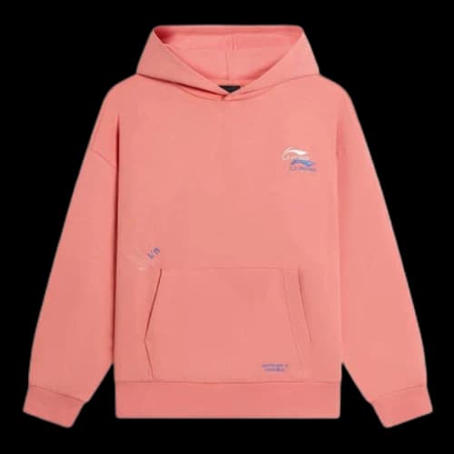 Li-Ning Embroidered Logo Hoodie 'Orange'
