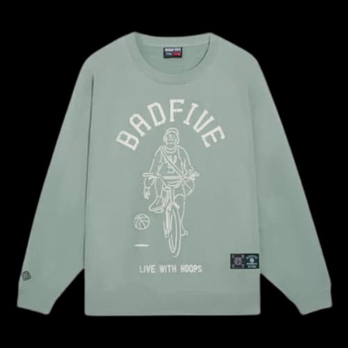 Li-Ning BadFive Live With Hoops Graphic Sweatshirt 'Green'