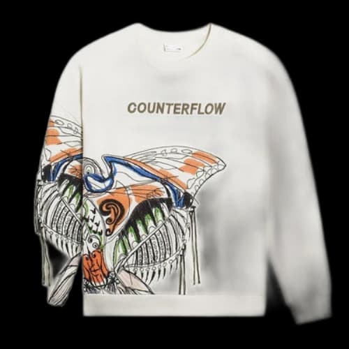 Li-Ning Counterflow Graphic Sweatshirt 'Beige'