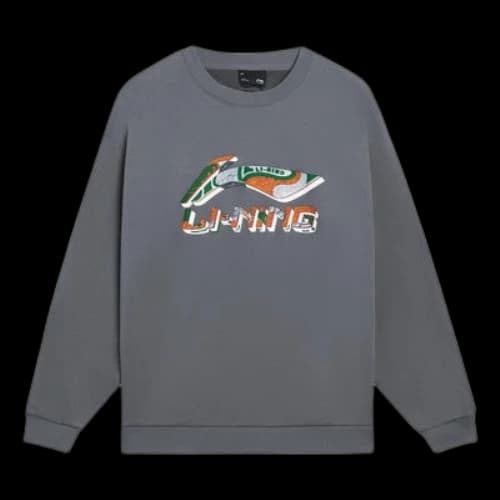 Li-Ning Essential Logo Sweatshirt 'Grey'