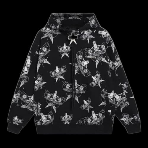 Li-Ning Counterflow All-Over Print Hooded Jacket 'Black' (Women's)