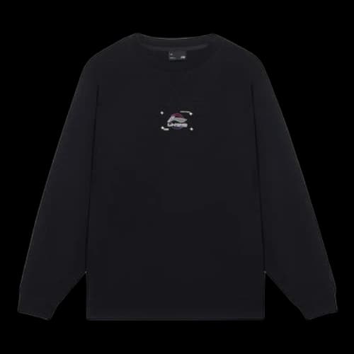 Li-Ning Logo Print Classic Pullover 'Black'