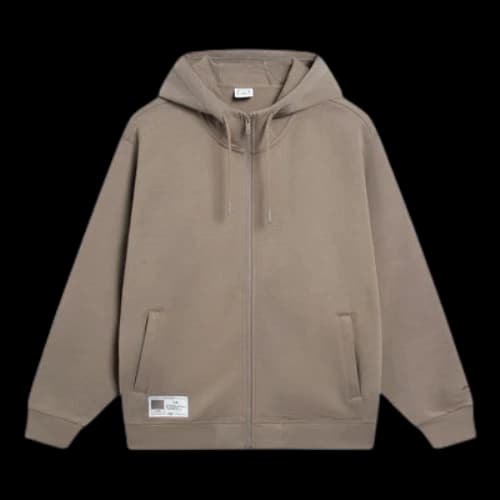 Li-Ning Chinese Color Label Logo Hoodie 'Brown'