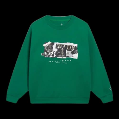 Li-Ning Way Of Wade Photo Graphic Sweatshirt 'Green'