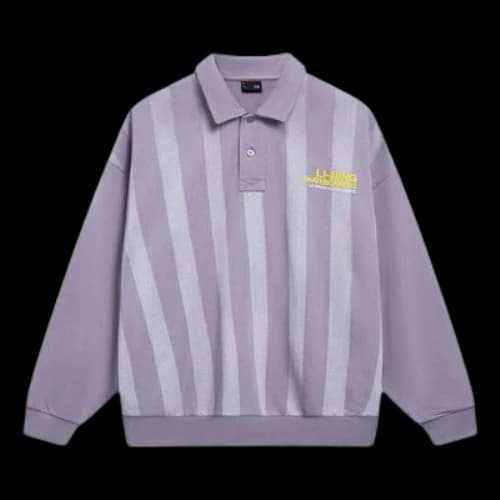 Li-Ning Athletics Training Stripes Sweatshirts 'Purple White'